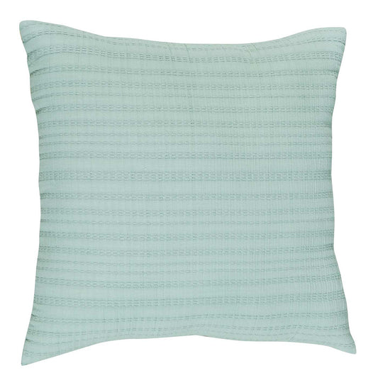 Cressida Square Sage Cotton Cushion By Bianca