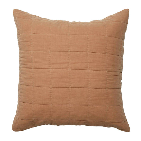 Geraldton European Pillowcase Cinnamon by Bianca