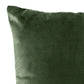 Vivid Velvet 43x43cm Filled Cushion FOREST GREEN by Bianca