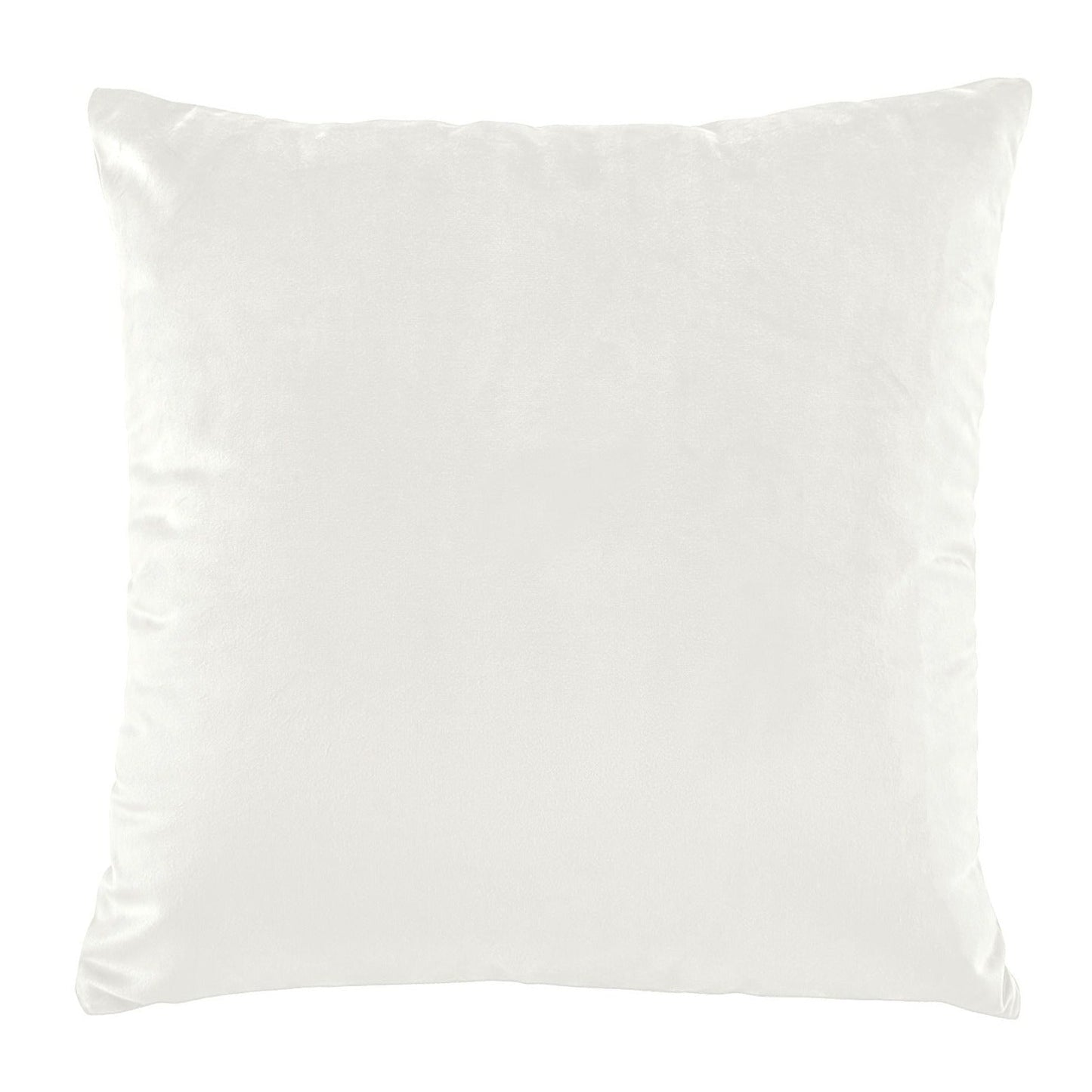 Vivid Coordinates Velvet 43x43cm Filled Cushion Ivory by Bianca