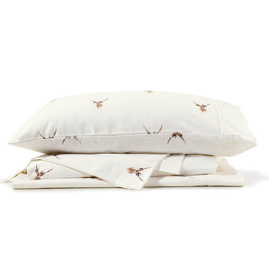 Stag Cotton Flannelette Sheet Set by Bianca