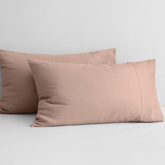 Abbotson Clay Linen Pillowcase Pair by Sheridan