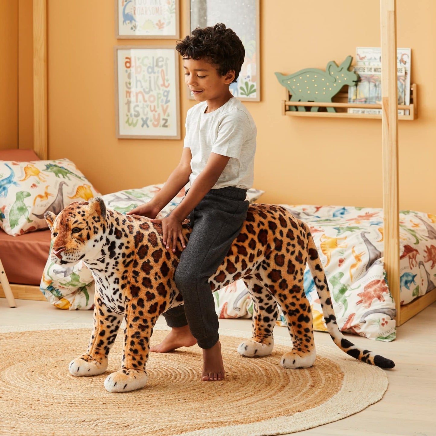 Large Standing Leopard by Jiggle & Giggle