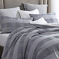Subi Navy Quilt Cover Set by Private Collection