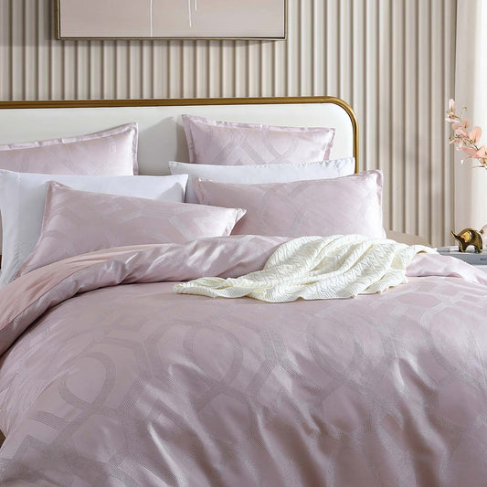 Seville Blush Quilt Cover Set by Platinum