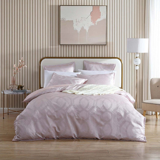 Seville Blush Quilt Cover Set by Logan and Mason Platinum