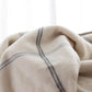 Australian Made Wool Plaid Square Light Blankets by Bambi