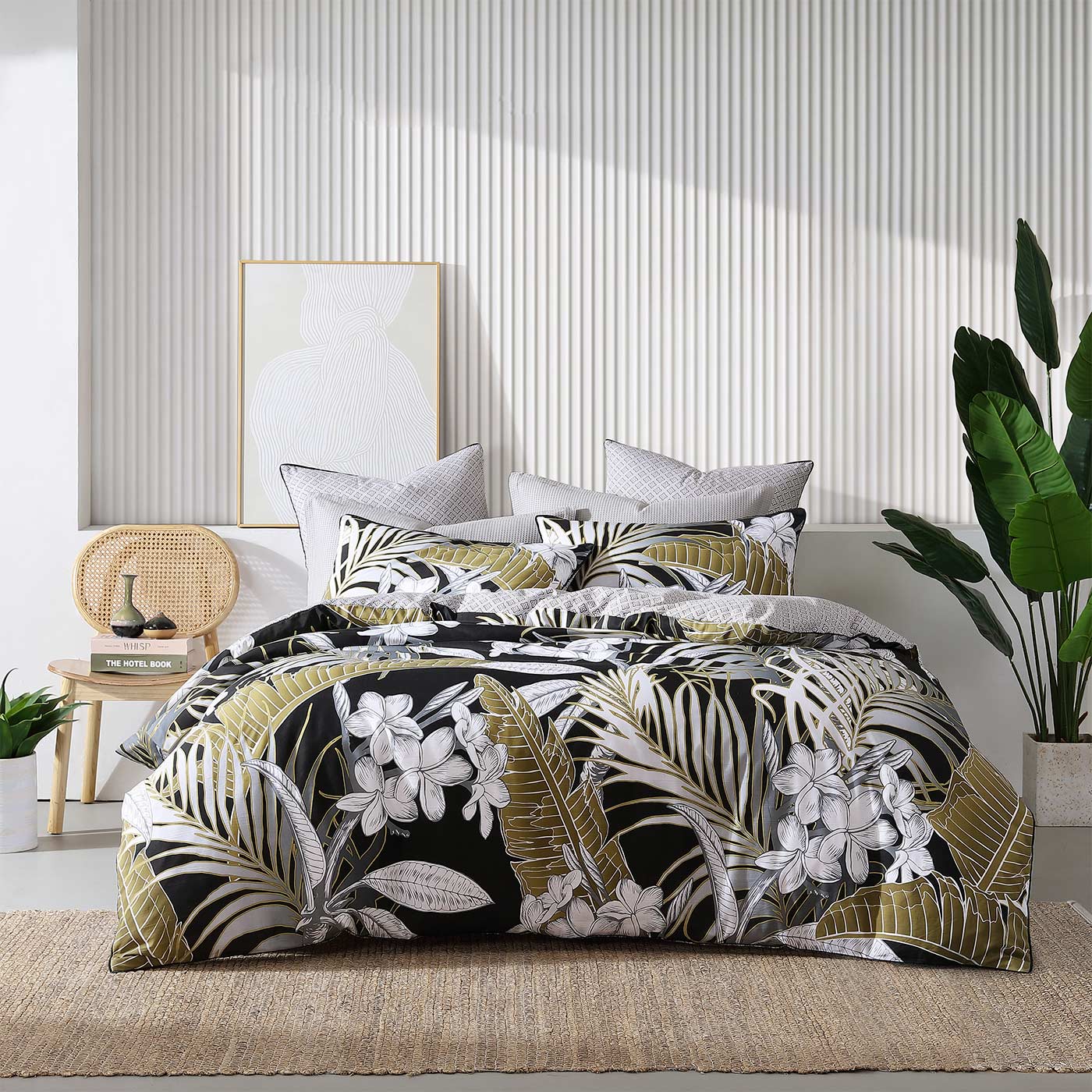 Tariq Black Quilt Cover Set By Logan Mason Quilt Cover World tariq-black-quilt-cover-set-by-logan-mason-quilt-cover-world