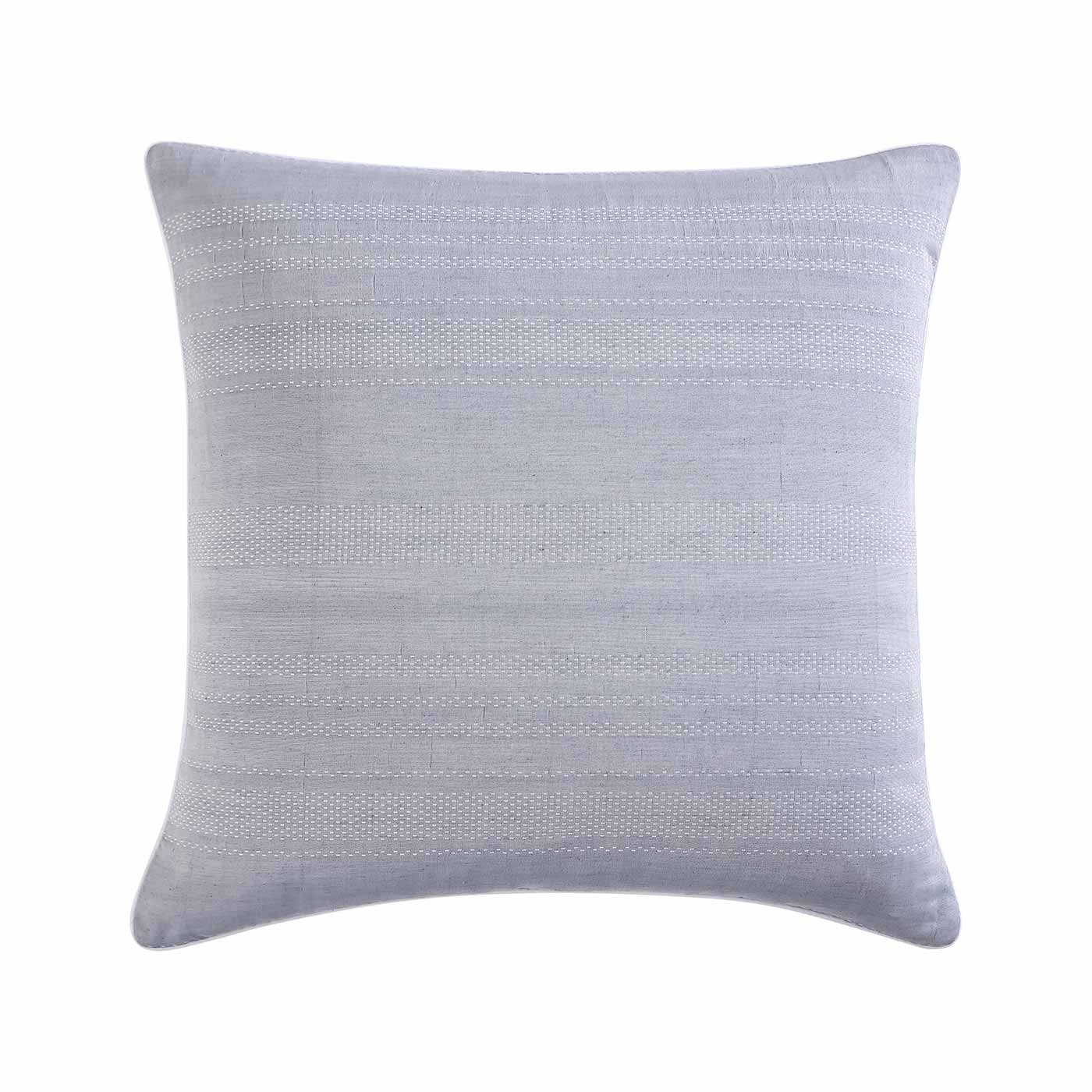 Thiago Slate European Pillowcase by Logan and Mason Platinum