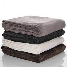 Ultra Soft Velvet Blanket 350gsm CHOCOLATE by Bianca