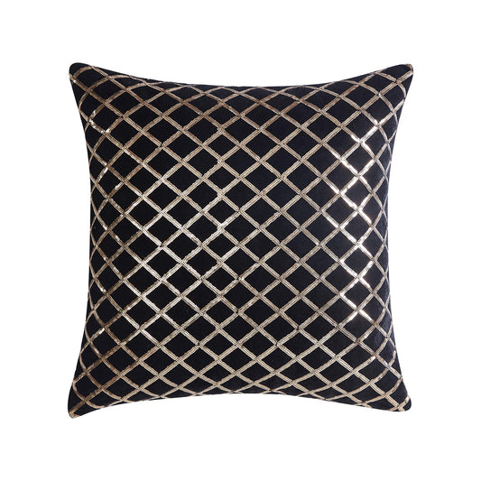 Vercelli Noir Cushion by Davinci