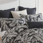 Villa Black European Pillowcase by Logan and Mason Platinum