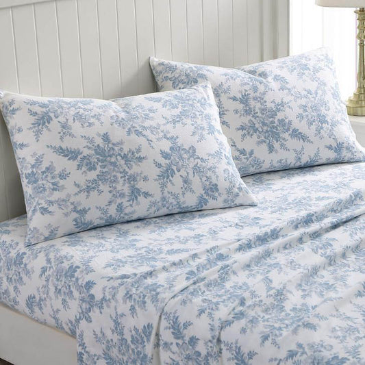 Vanessa Flannelette Quilt Cover Set by Laura Ashley
