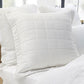 Abbotson White Linen European Pillowcase by Sheridan