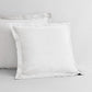 Abbotson Silver Linen Tailored European Pillowcase by Sheridan