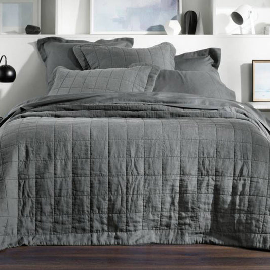 Abbotson Smoke Bed Cover by Sheridan