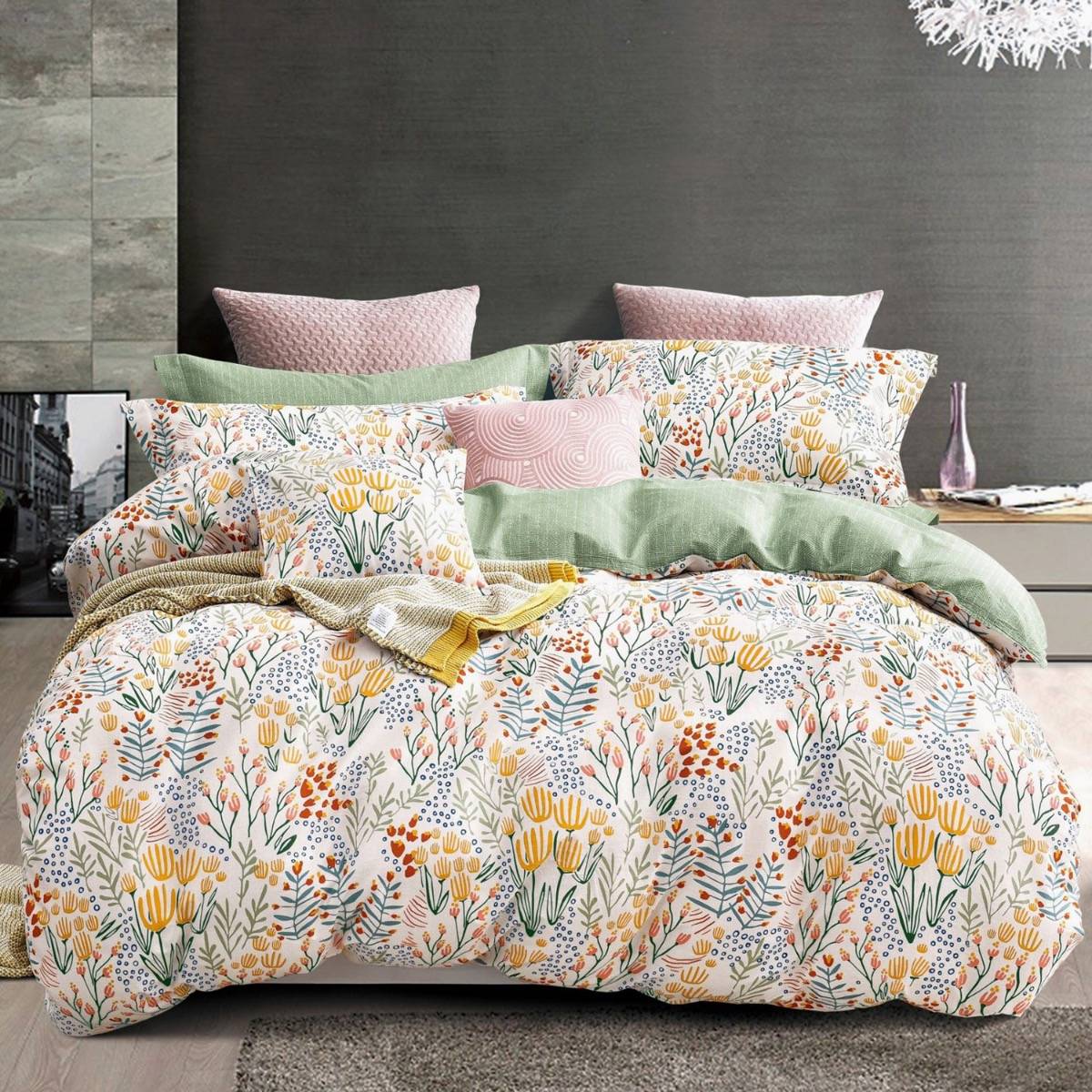 Stella Multi Quilt Cover Set by Ardor