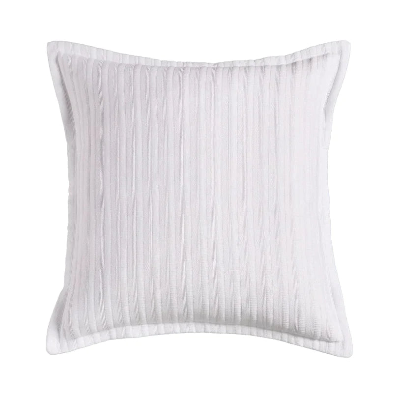 Evora White 43 x 43cm Cushion by Bianca