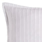 Evora White European Pillowcase by Bianca