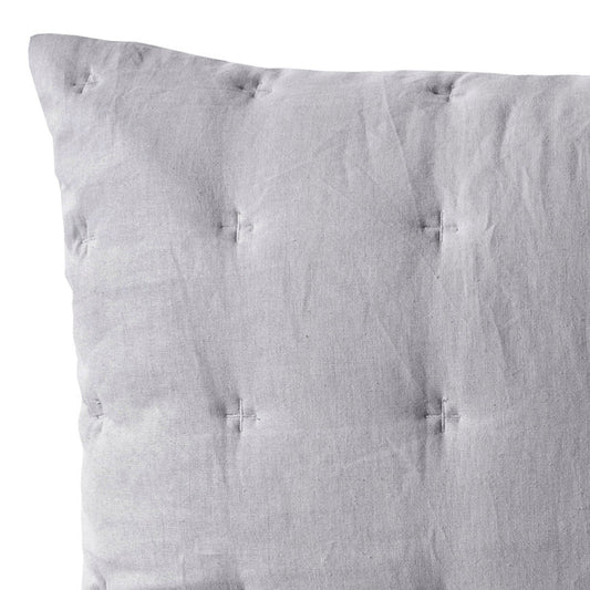 Langston Silver European Pillowcase by Bianca