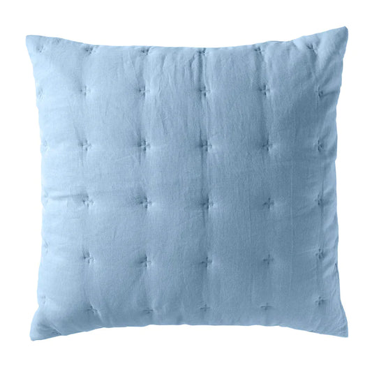 Langston Blue European Pillowcase by Bianca
