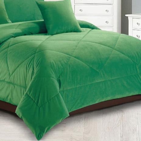 Carrington Green Quilt Set by Georges Fine Linens