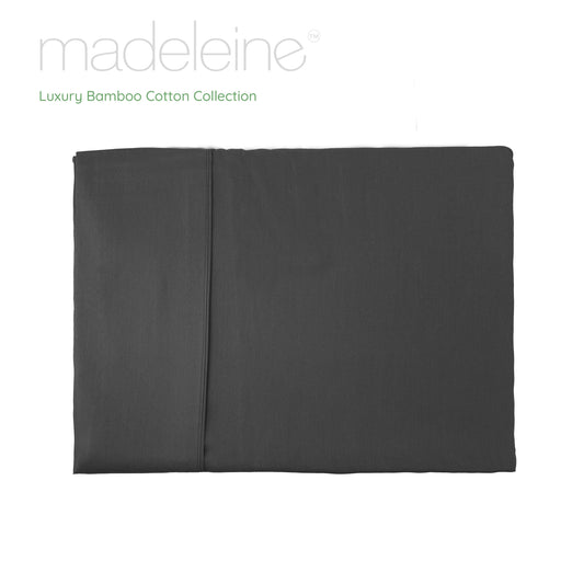 Madeleine Hotel Linen Bamboo Cotton Sheets Set - Granite