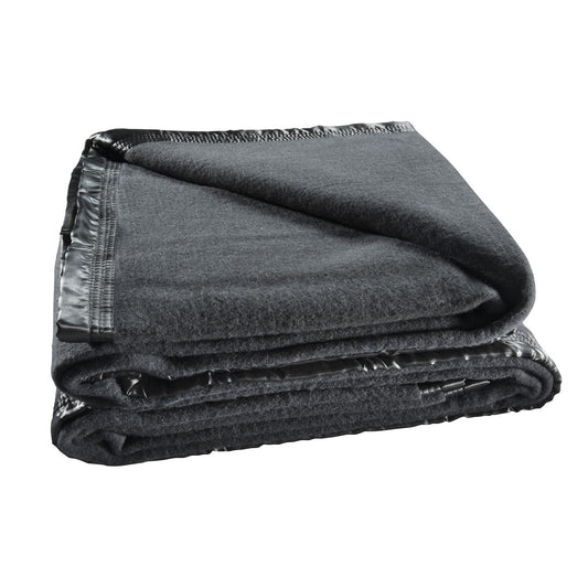 Australian Wool Blanket 480gsm Charcoal by bianca