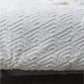 Chevvy White Vintage Washed Tufted Quilt Cover Set by Revive Living