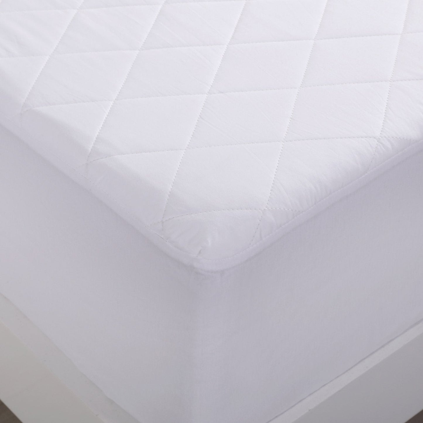 Comfort in Cotton Quilted Mattress Protector by Bianca