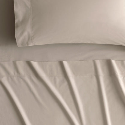 Byren Percale Sheet Set WARM SAND by Sheridan