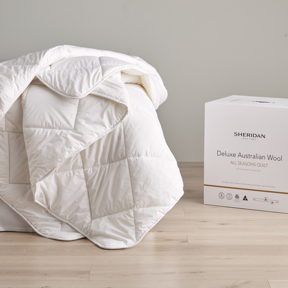 Deluxe Australian Wool All Seasons Quilt by Sheridan 