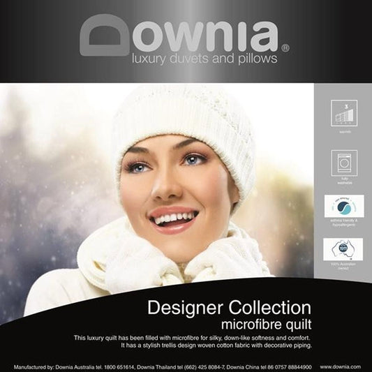Downia Designer Collection Microfibre Quilt