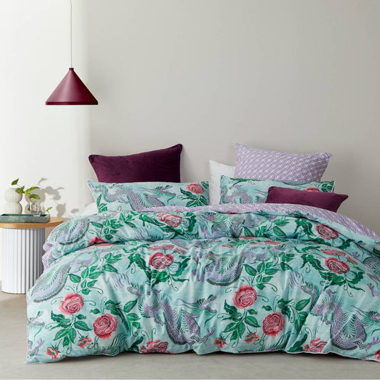 Dragon Jade Quilt Cover Set By Logan & Mason