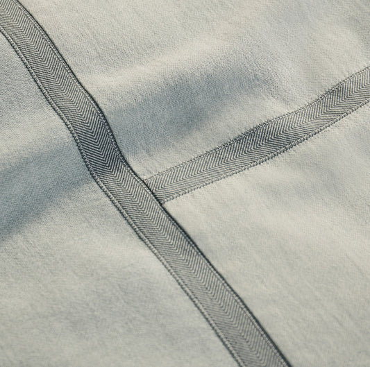 Selvedge Jade European Pillowcase by Sheridan