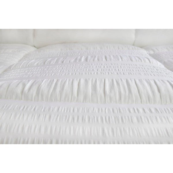 Ella White 3pc Comforter Set by Ardor