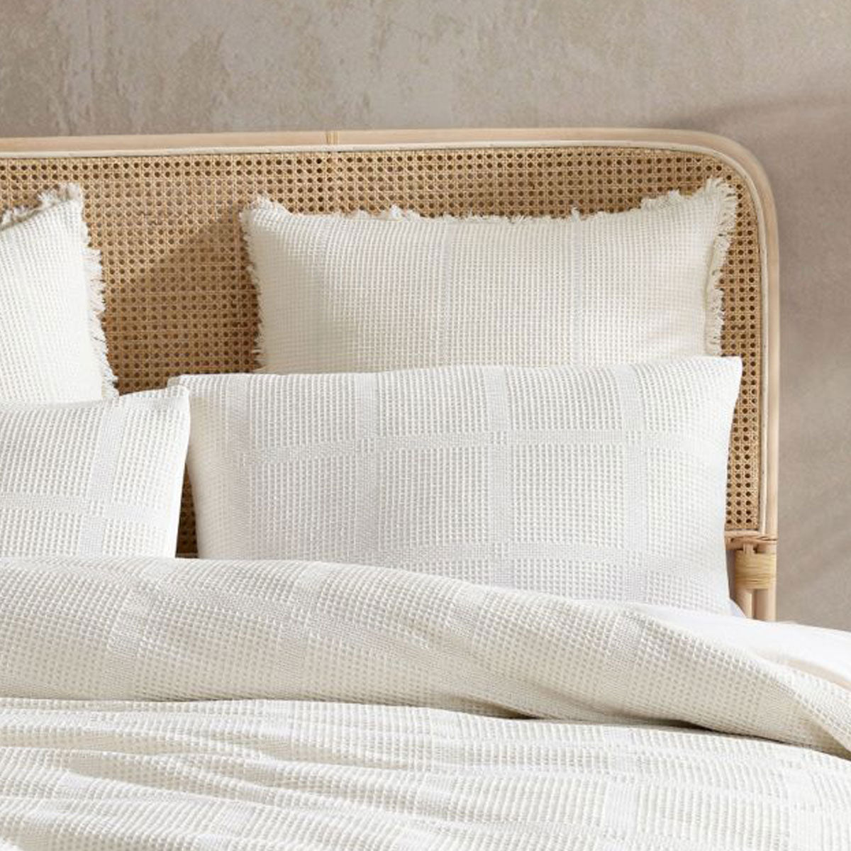 Galicia Vanilla Quilt Cover Set by Linen House
