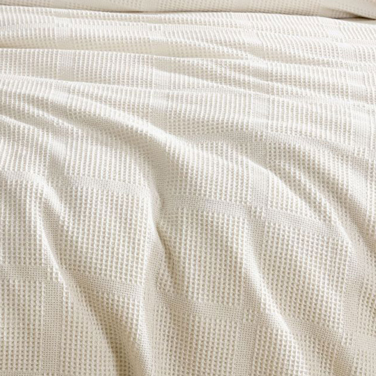 Galicia Vanilla Quilt Cover Set by Linen House