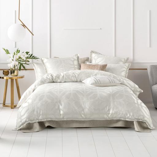 Treillage Quilt Cover Set by Grace Linen House