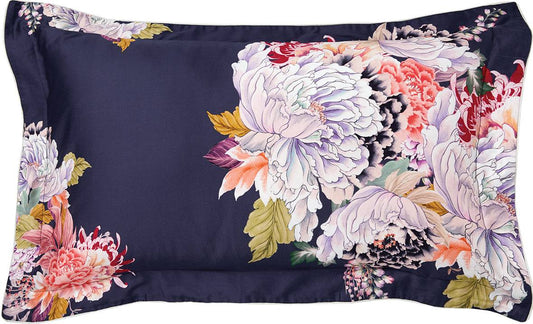 Hope Navy Quilt Cover Set By Logan & Mason