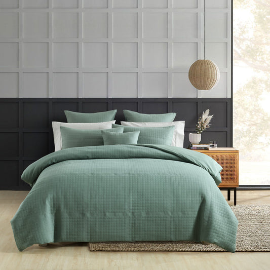 Jasper Green Quilt Cover Set by Bianca