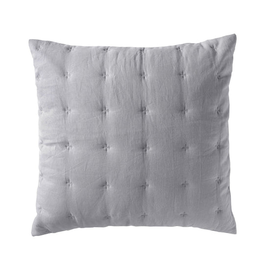 Langston Silver European Pillowcase by Bianca