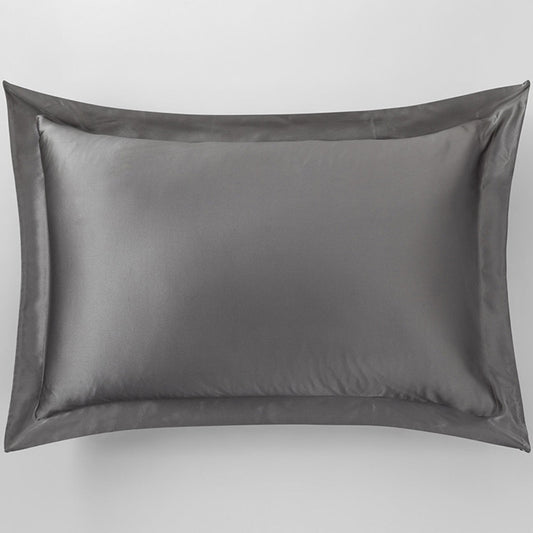 Lanham SILVER TAILORED Silk Pillowcase by Sheridan
