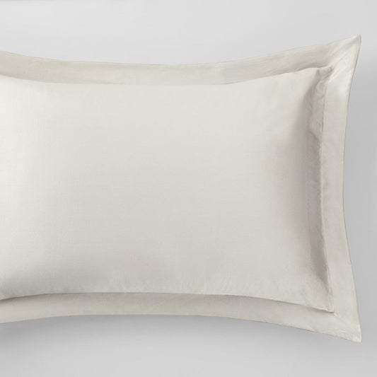 Lanham SAND TAILORED Silk Pillowcase by Sheridan