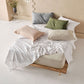 Flannelette Plain-Dyed Taupe Sheet Set by LINEN HOUSE