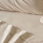 Flannelette Plain-Dyed Taupe Sheet Set by LINEN HOUSE