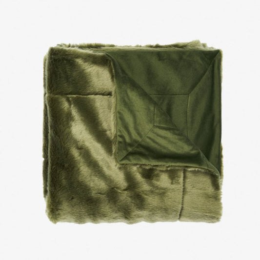 Selma Moss Throw Rug by Linen House