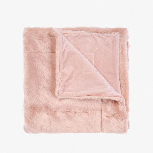 Selma Pink Throw Rug by Linen House