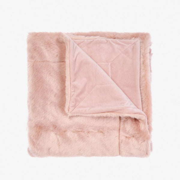 Selma Pink Throw Rug by Linen House Quilt Cover World
