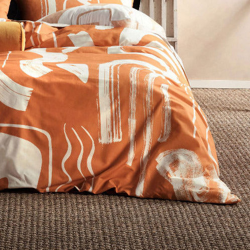 Arden Apricot Quilt Cover Set by Linen House